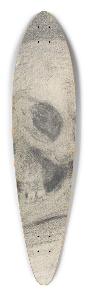 Benjamin Robert Haydon - Study of a Skull 39.3 inch art pintail longboard deck