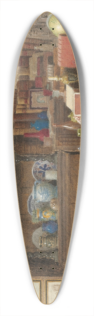 Benjamin Walter Spiers - Djeuner  la fourchette 39.3 inch art pintail longboard deck