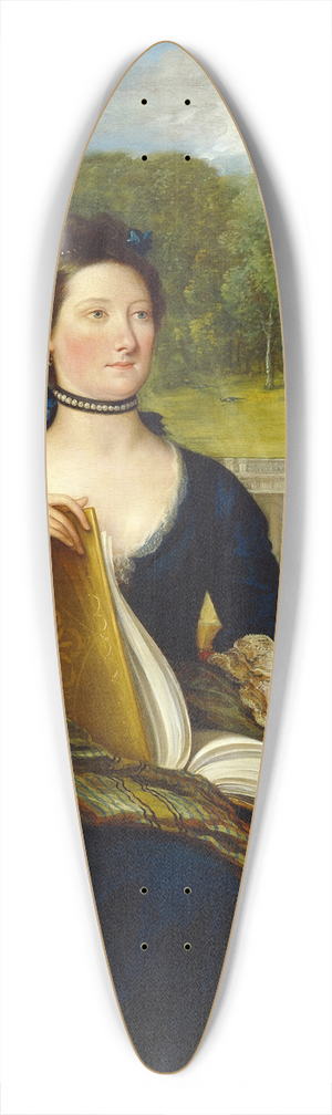 Benjamin West - Maria Hamilton Beckford (Mrs. William Beckford) 39.3 inch art pintail longboard deck