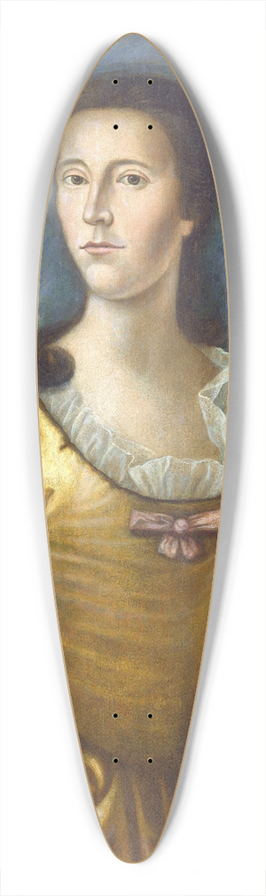 Benjamin West - Mary Bethel Boude (Mrs. Samuel Boude) 39.3 inch art pintail longboard deck