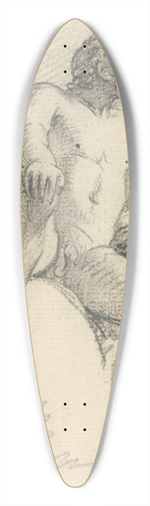 Benjamin West - Study 39.3 inch art pintail longboard deck