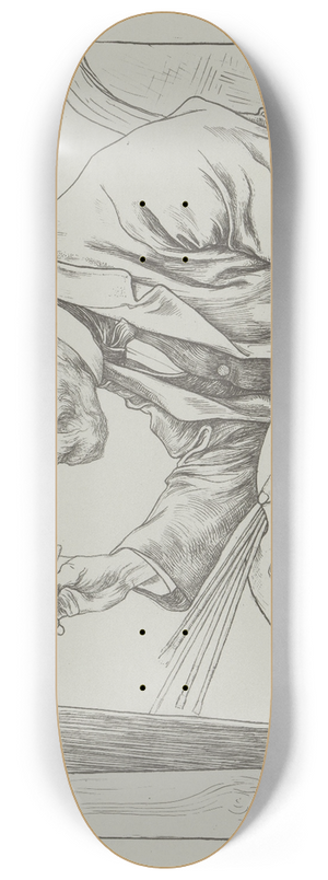 Jan Veth - Portret van Jozef Israls 8.25 inch art skate deck Jan Veth - Portret van Jozef Israls 8.25 inch art skate deck