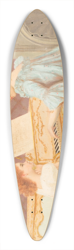 Benno Sachs - The piano lesson 39.3 inch art pintail longboard deck