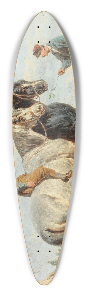 Bernard Edouard Swebach - A Little Treat 39.3 inch art pintail longboard deck