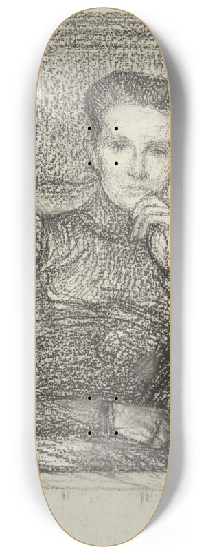Jan Veth - Portret van mevrouw K.C. Boxman-Winkler. 8.25 inch art skate deck Jan Veth - Portret van mevrouw K.C. Boxman-Winkler. 8.25 inch art skate deck