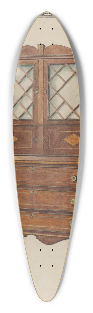 Bernard Gussow - Secretary 39.3 inch art pintail longboard deck