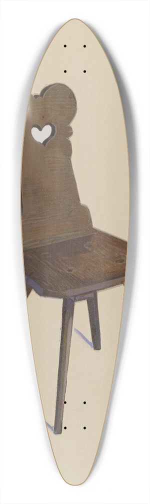 Bernard Krieger - Side Chair 39.3 inch art pintail longboard deck