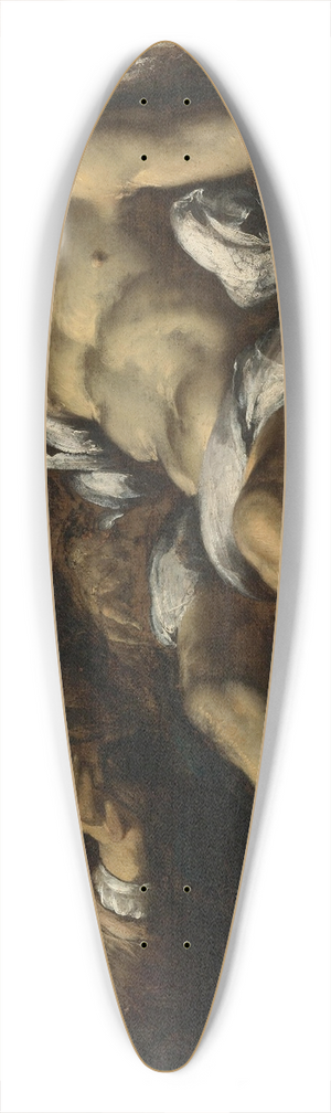 Bernardo Strozzi - Piet 39.3 inch art pintail longboard deck