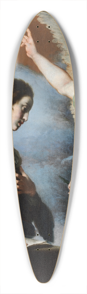 Bernardo Strozzi - The Annunciation 39.3 inch art pintail longboard deck