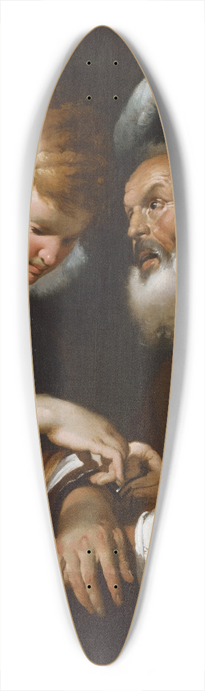 Bernardo Strozzi - The Release Of St Peter 39.3 inch art pintail longboard deck