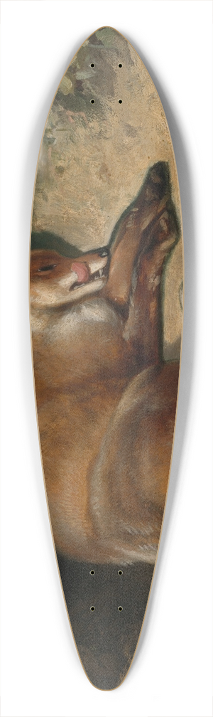 Bernard te Gempt - After the meal 39.3 inch art pintail longboard deck