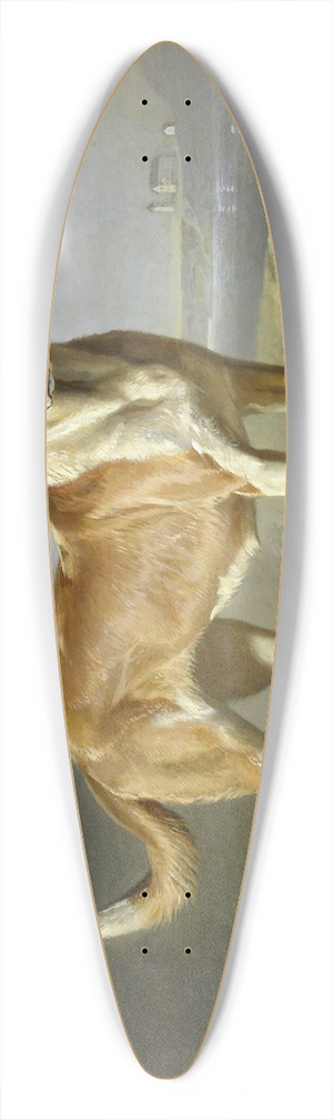 Bernard te Gempt - St Bernard Dog 39.3 inch art pintail longboard deck