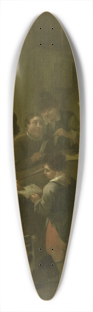 Bernardus van Schijndel - The schoolmaster 39.3 inch art pintail longboard deck