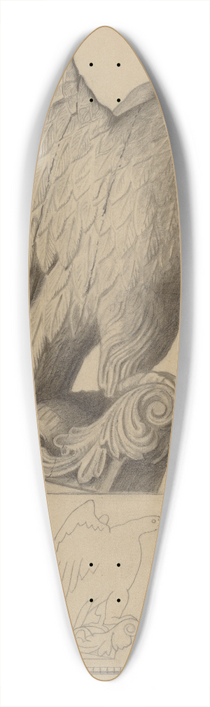 Bernard Westmacott - Eagle 39.3 inch art pintail longboard deck