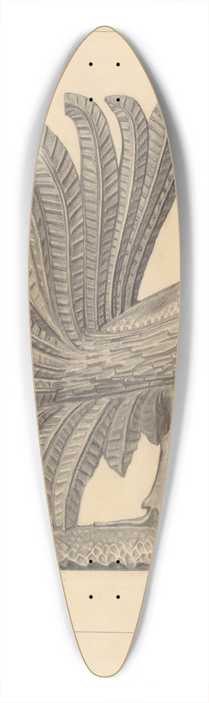 Bernard Westmacott - Figurine  Cock 39.3 inch art pintail longboard deck