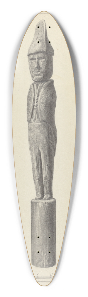 Bernard Westmacott - Whirligig 39.3 inch art pintail longboard deck