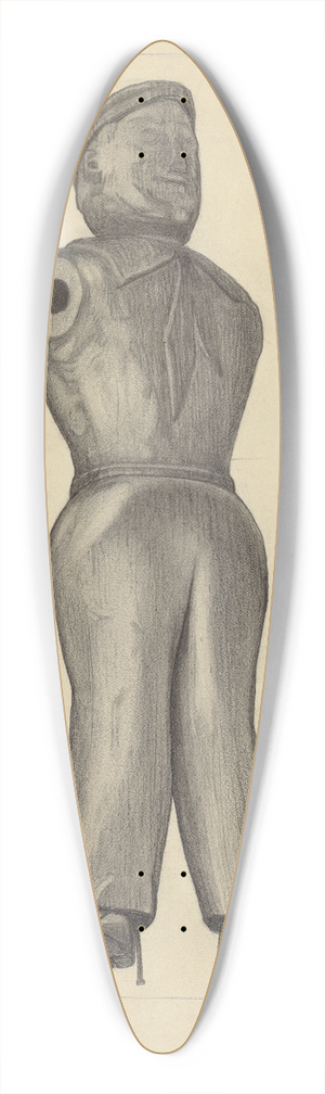 Bernard Westmacott - Whirligig 39.3 inch art pintail longboard deck