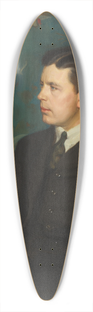 Bernhard sterman - Crown Prince Gustav Adolf 39.3 inch art pintail longboard deck
