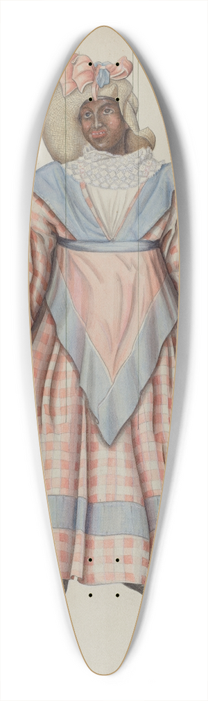 Bertha Semple - Puppet  Liza 39.3 inch art pintail longboard deck