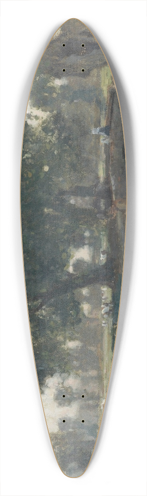 Bertram Priestman - The brook 39.3 inch art pintail longboard deck