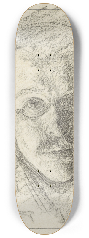 Jan Veth - Zelfportret van Jan Veth 8.25 inch art skate deck Jan Veth - Zelfportret van Jan Veth 8.25 inch art skate deck