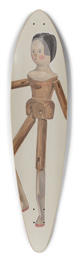 Beverly Chichester - Jointed Dutch Doll 39.3 inch art pintail longboard deck