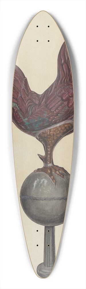 Beverly Chichester - Weather Vane 39.3 inch art pintail longboard deck