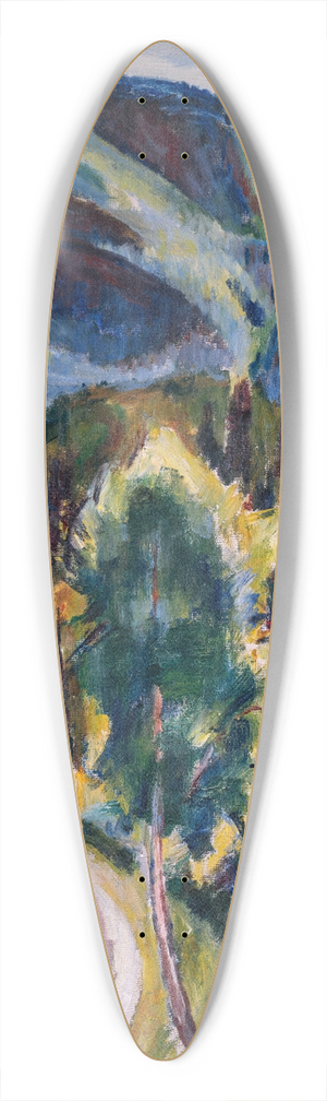 Birger Simonsson - Scene from Telemarken 39.3 inch art pintail longboard deck