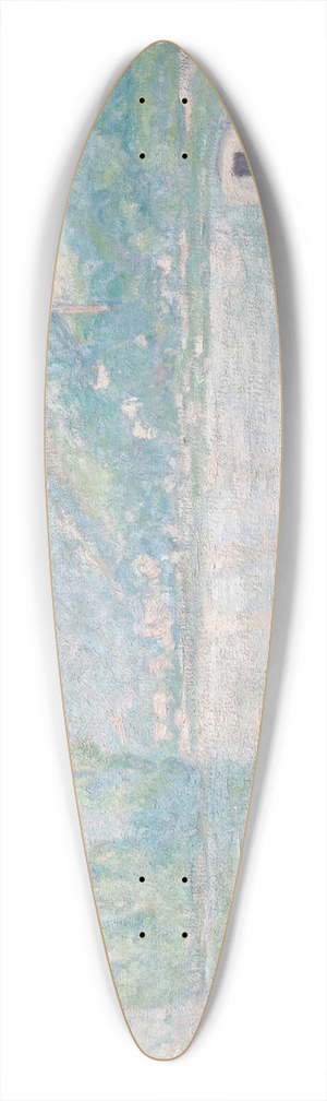 Blanche Hosched-Monet - Bords de Seine 39.3 inch art pintail longboard deck