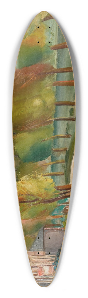 Boris Grigoriev - Riverside 39.3 inch art pintail longboard deck