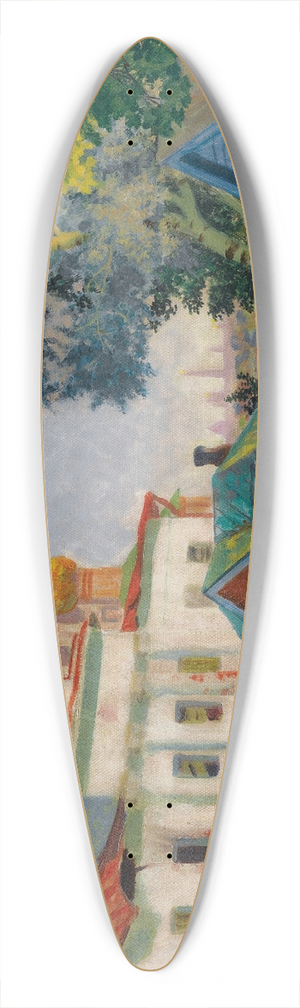 Boris Kustodiev - In The Provinces 39.3 inch art pintail longboard deck