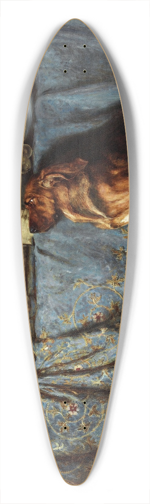 Briton Riviere - Requiescat 39.3 inch art pintail longboard deck