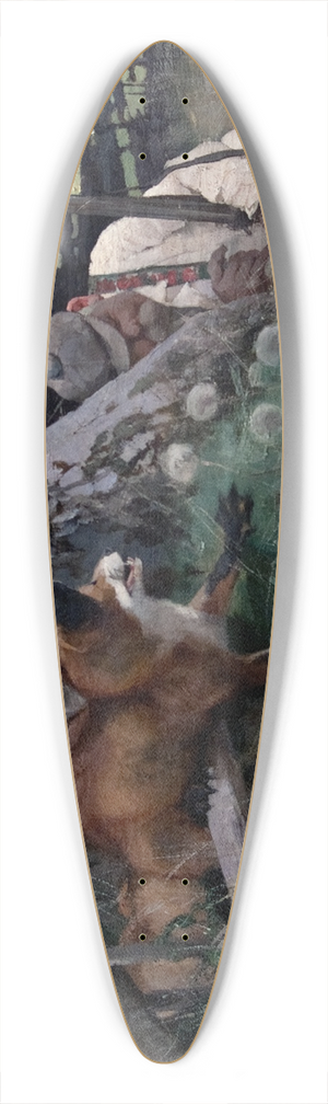Bruno Liljefors - Hunter and Fox 39.3 inch art pintail longboard deck