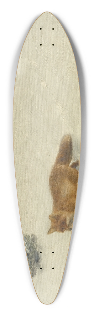 Bruno Liljefors - The Fox 39.3 inch art pintail longboard deck
