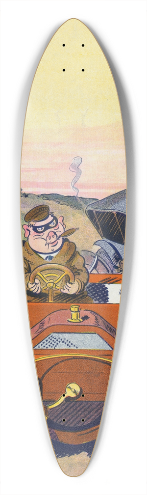 Bryant Baker - The middle-of-the-road hog 39.3 inch art pintail longboard deck