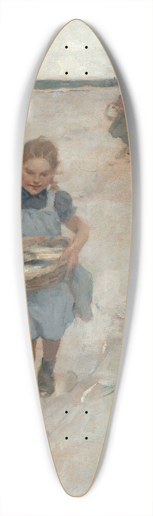 Brynolf Wennerberg - Der reiche Fang 39.3 inch art pintail longboard deck