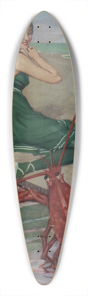 Brynolf Wennerberg - The serenade 39.3 inch art pintail longboard deck
