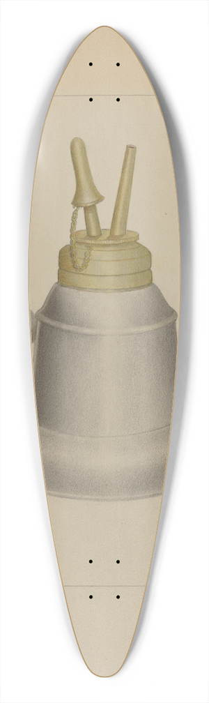 Burton Ewing - Lamp 39.3 inch art pintail longboard deck