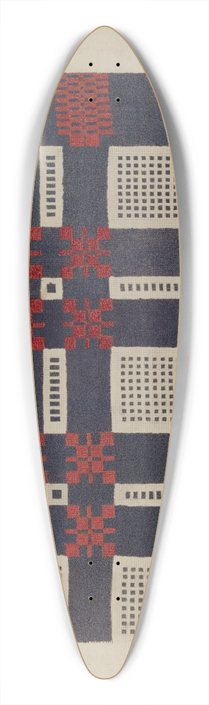 Byron Dingman - Woven Textile 39.3 inch art pintail longboard deck