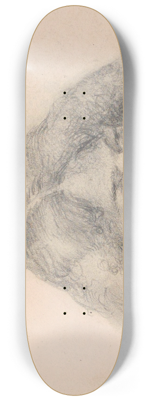 Jan Willem Rosier - Head of a Man 8.25 inch art skate deck