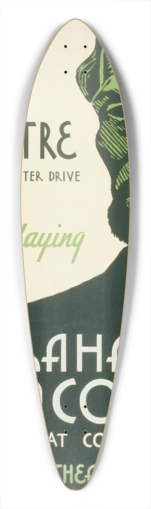 Carken - Big tent theatre 39.3 inch art pintail longboard deck