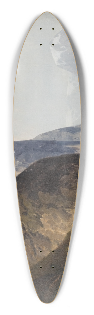 Carl Bertold - Fjord landscape 39.3 inch art pintail longboard deck