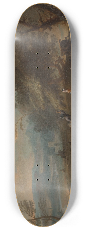 Jan Wyck - A Hawking Party 8.25 inch art skate deck