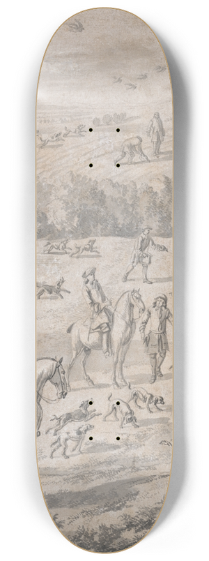 Jan Wyck - A Hawking Party 8.25 inch art skate deck