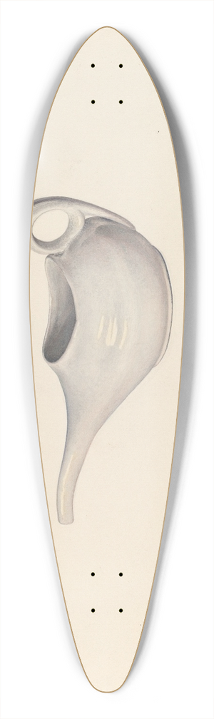 Carl Buergerniss - Invalids Feeding Cup 39.3 inch art pintail longboard deck