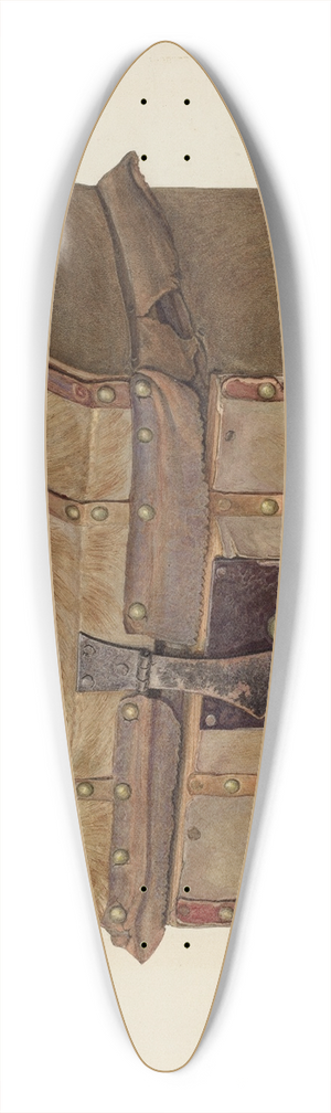 Carl Buergerniss - Miniature Chest 39.3 inch art pintail longboard deck