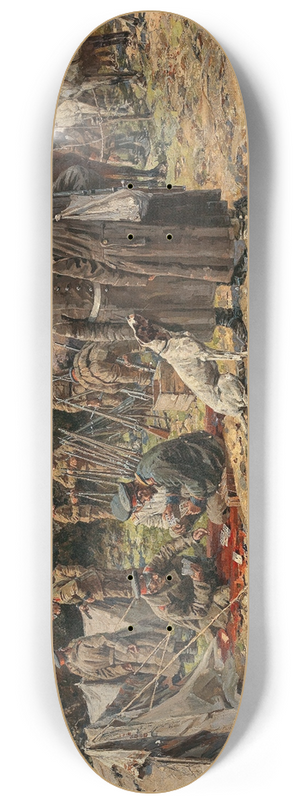 Jaroslav Vn - A Scene from the Balkan War 8.25 inch art skate deck