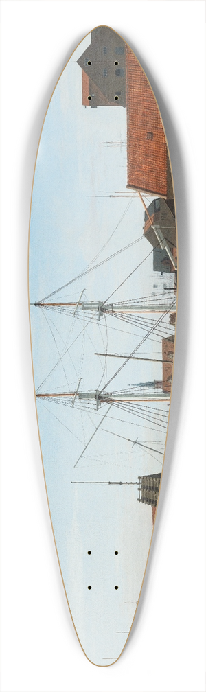 Carl Dahl - Larsens Plads 39.3 inch art pintail longboard deck