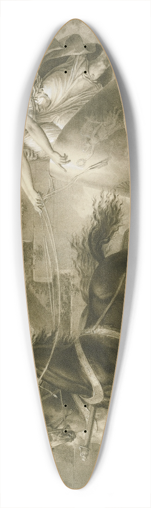 Carle Vernet - The Return from the Race 39.3 inch art pintail longboard deck