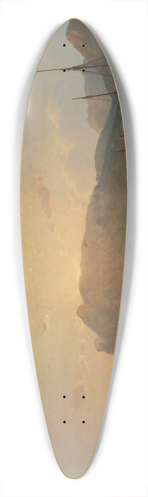 Carl Frederik Srensen - Days end 39.3 inch art pintail longboard deck
